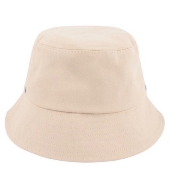 New Unisex Light Sand Ivory Slider Bucket Hat - Picture 4 of 6